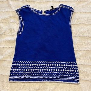 Embroidered summer tank top